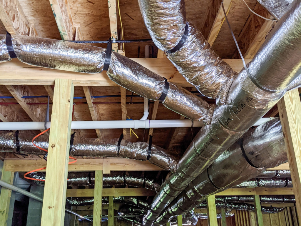 Installing HVAC Ductwork in Older Home | Hurliman Heating & Air ...