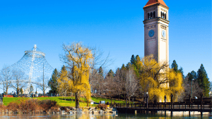 Hot day in Spokane, WA